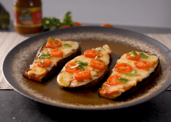 Berenjenas al horno con salsa Arrabbiata Bucatti